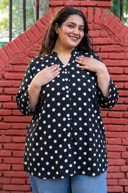 Polka Charm RelaxFit Shirt