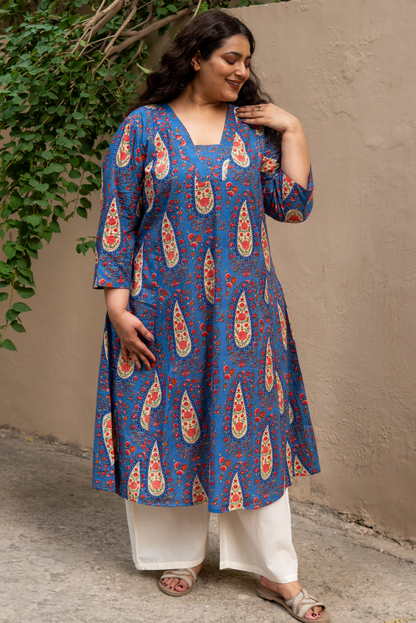 Neel Paisley Kurta Palazzo Set
