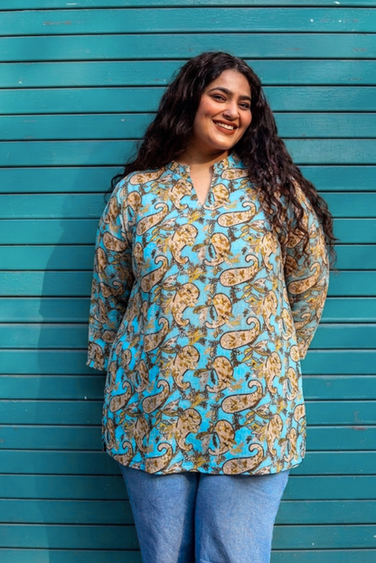 AquaVibe Slit Kurta Top