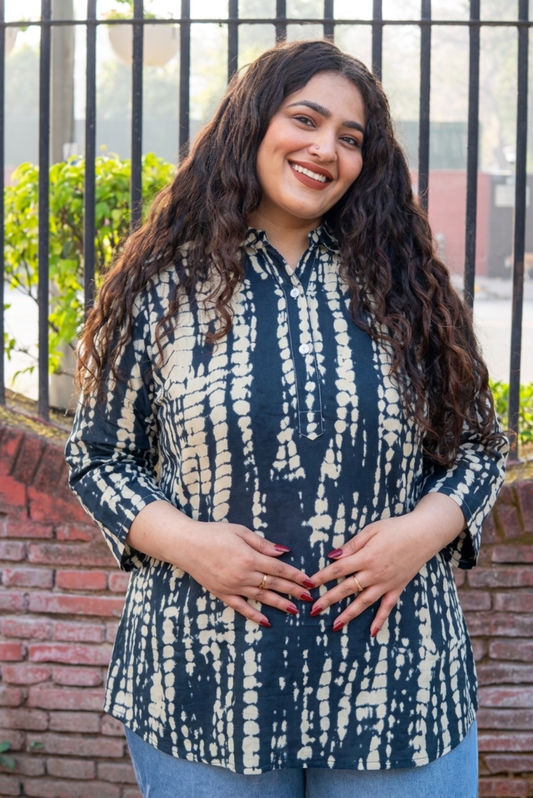 IndigoEase Kurta Top