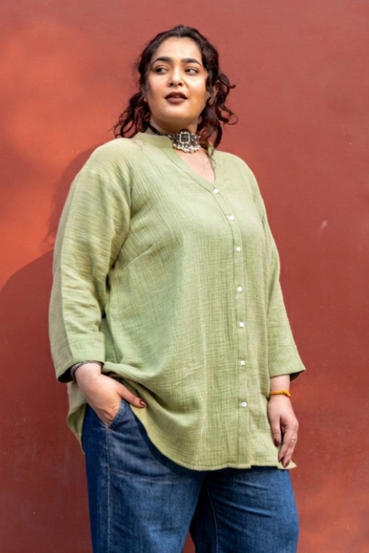 Olive Breeze RelaxFit Shirt