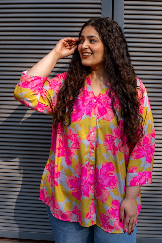 Blush Bloom Luxe Shirt