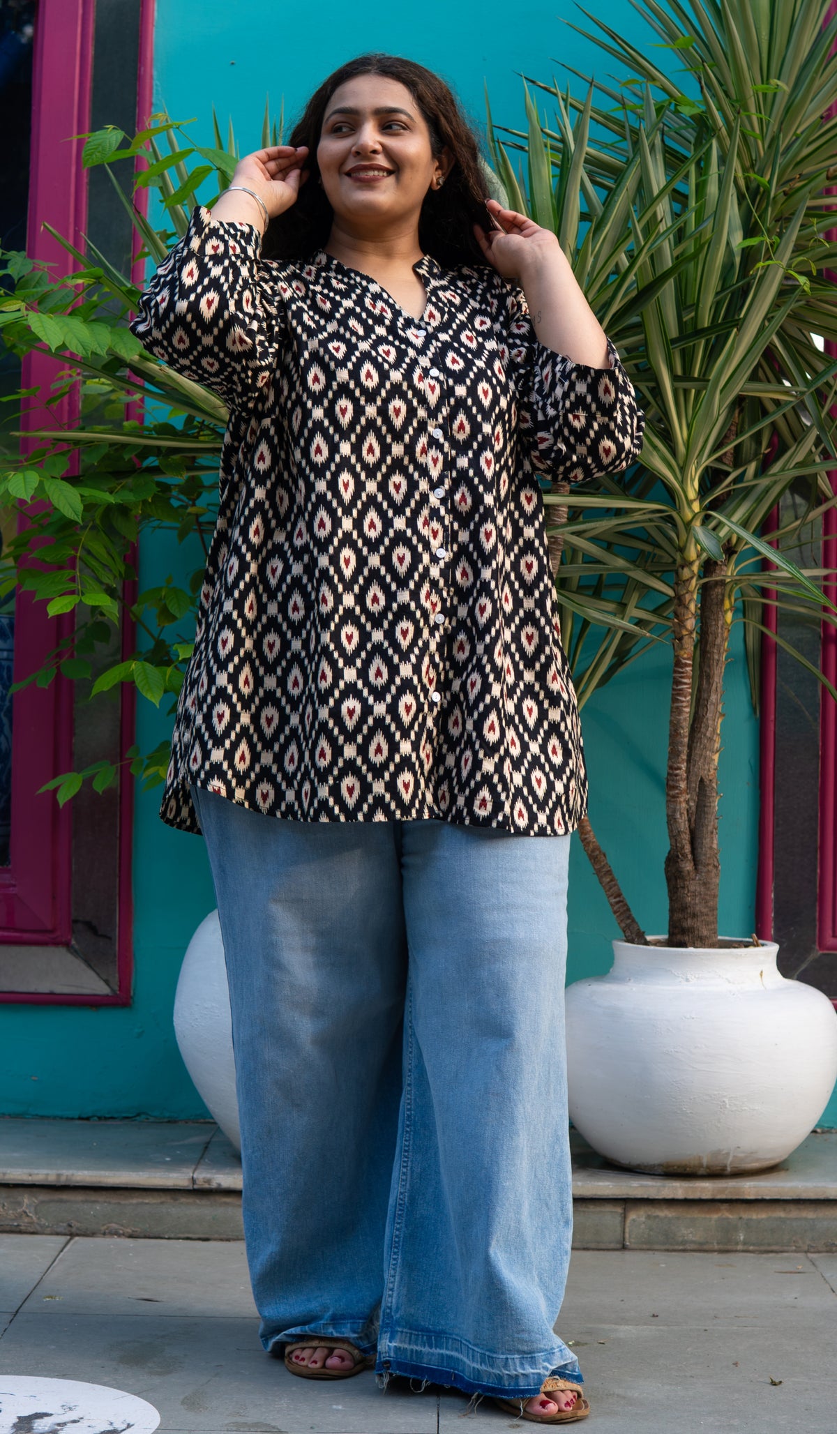 Ikat Statement RelaxFit Shirt