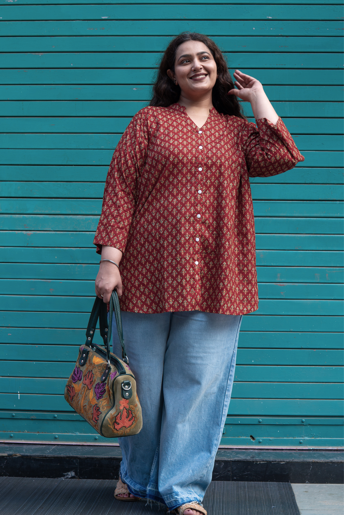 Noor Motif RelaxFit Shirt