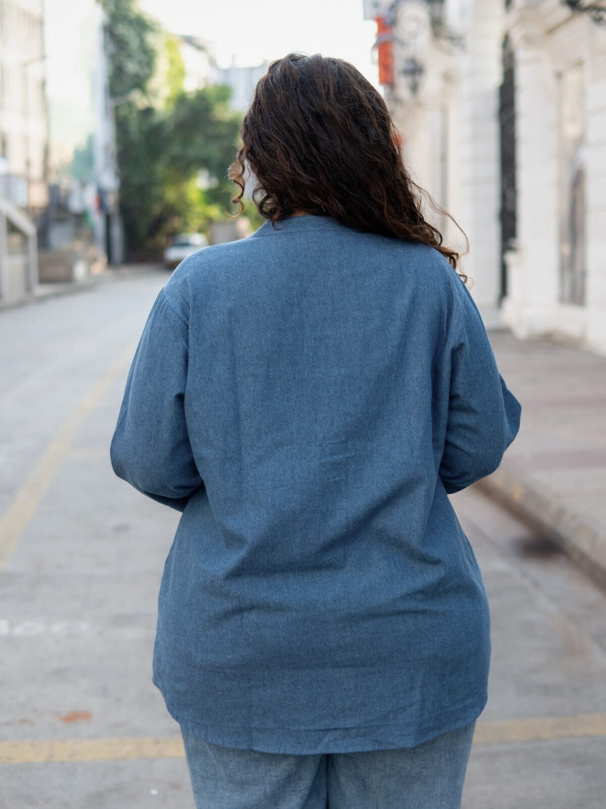 Denim Ease Relaxed Shirt