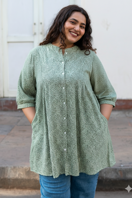 Pista Leaf A-line Tunic