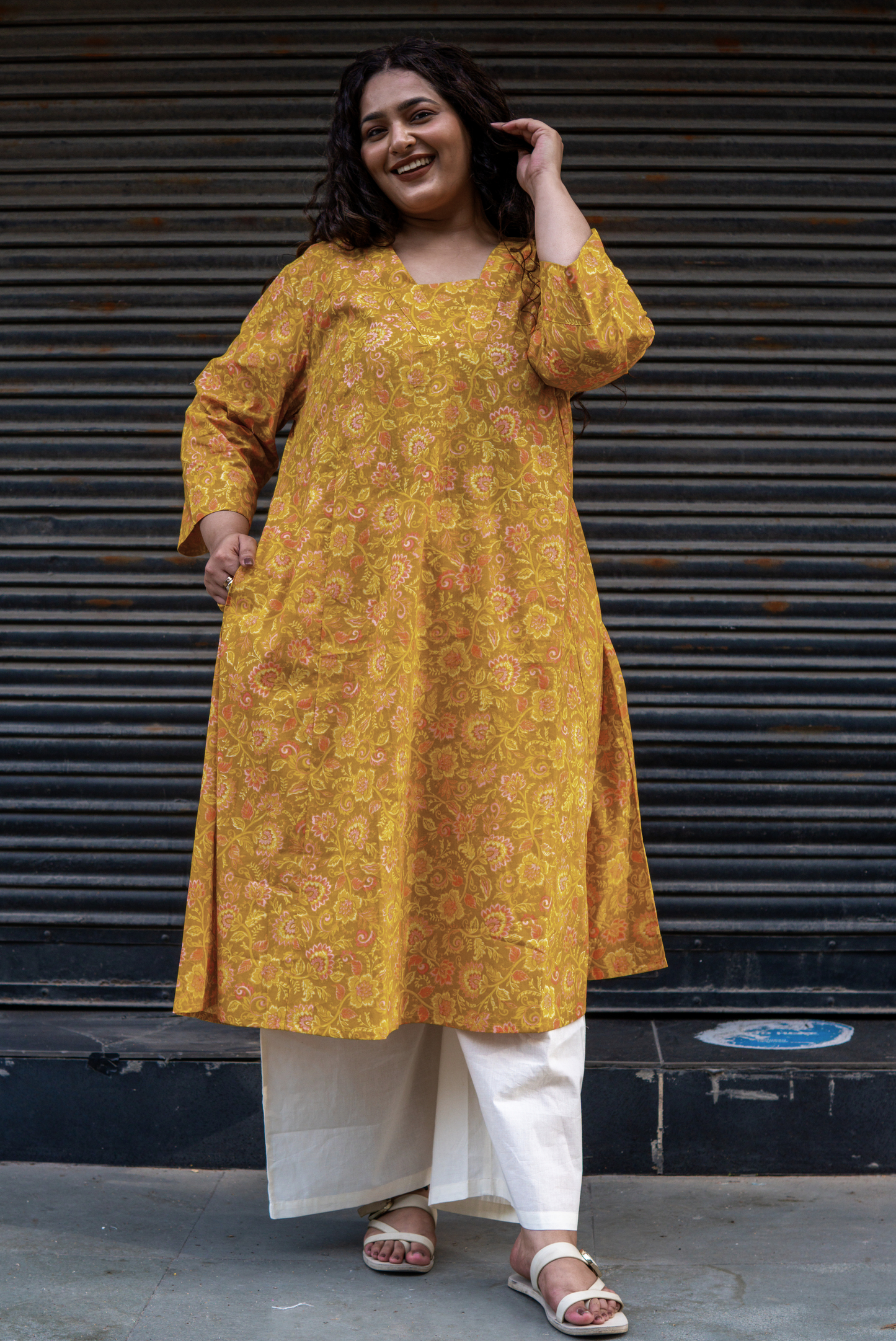 Amber Meadow A line Kurta
