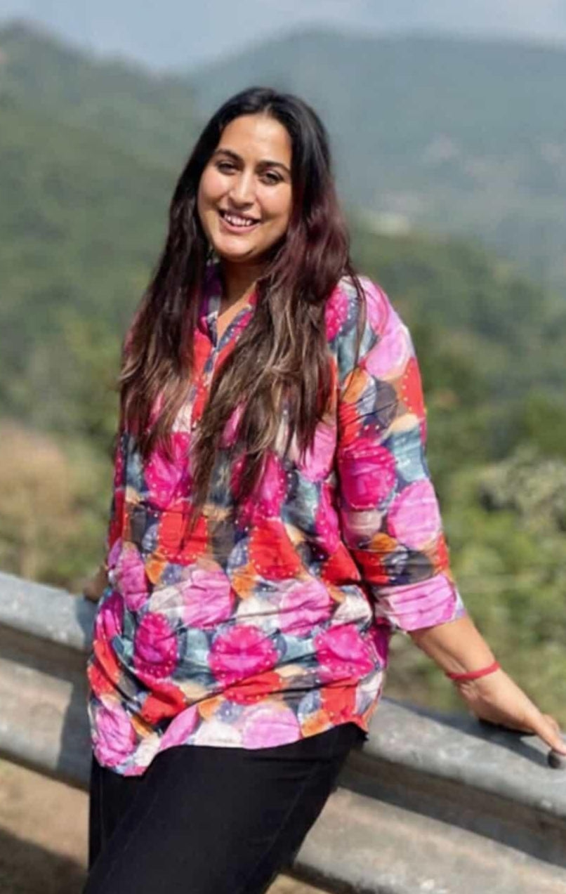 ColorSplash Kurta Top