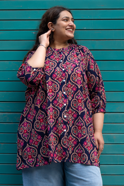 Indigo Afsana A-Line Tunic