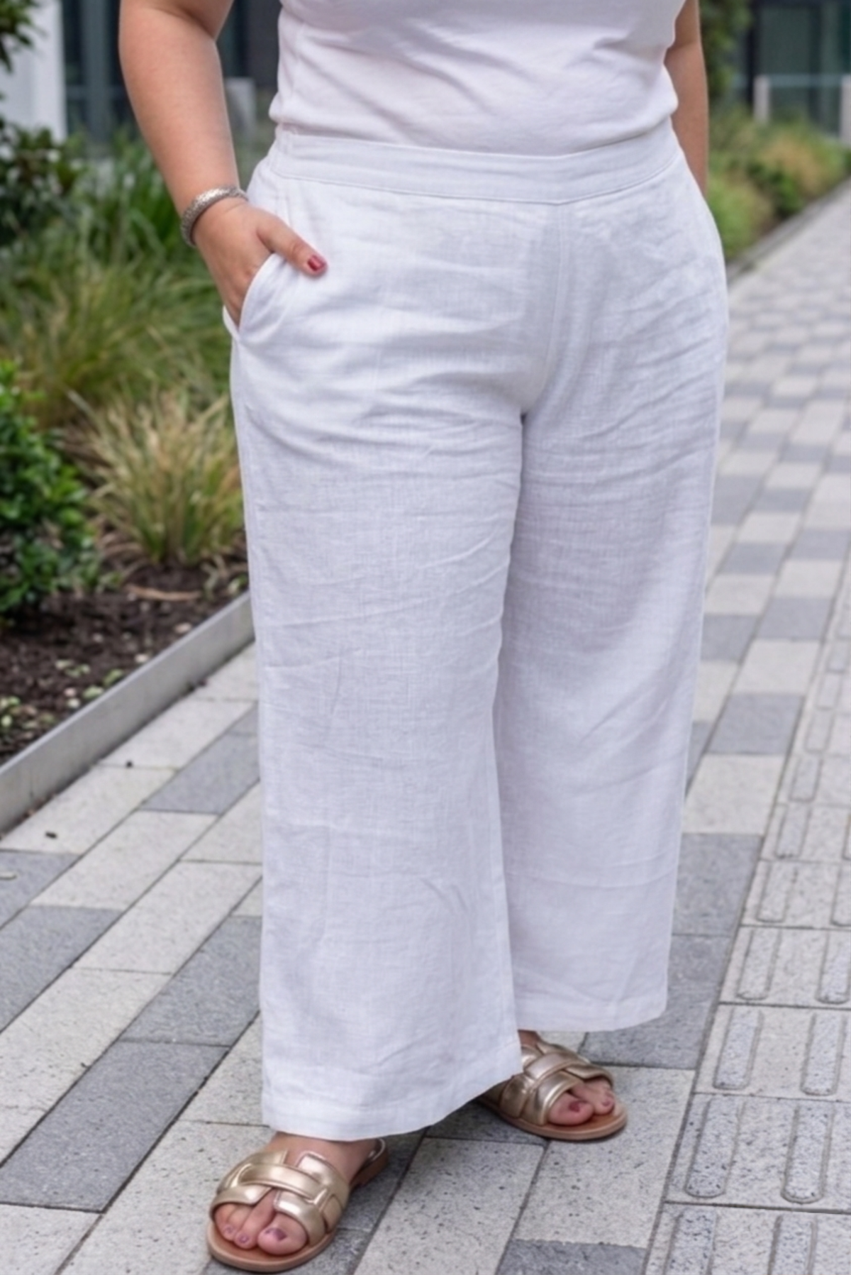 Cloud Wide-Leg Palazzo Pants
