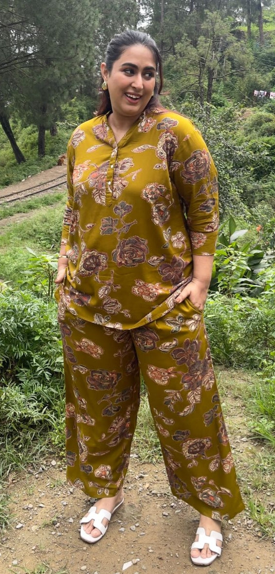 Saffron Flora Co-ord Set