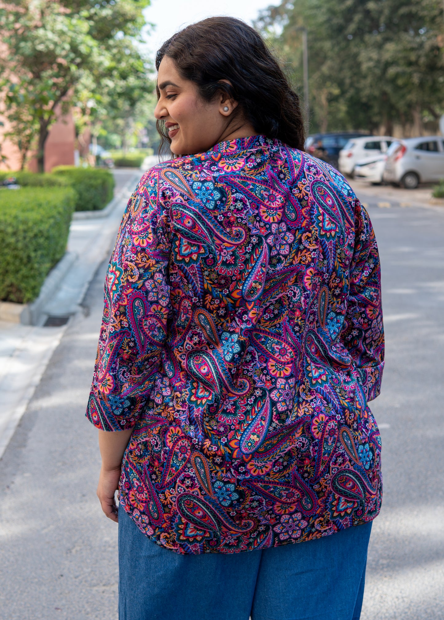 Winter Paisley Kurta Top
