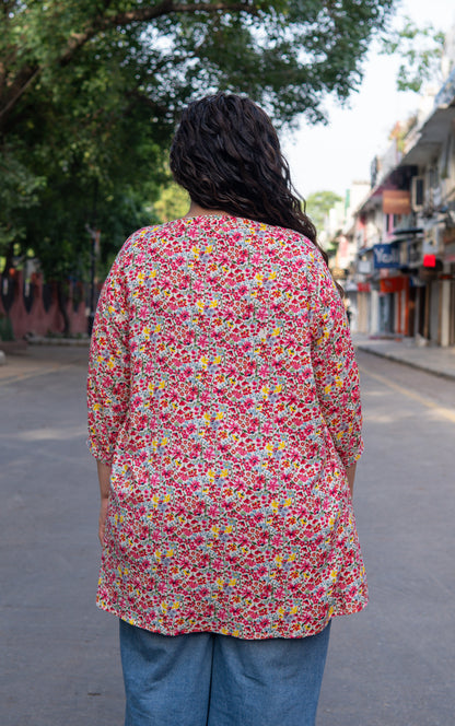 Blush Meadow A-Line Tunic