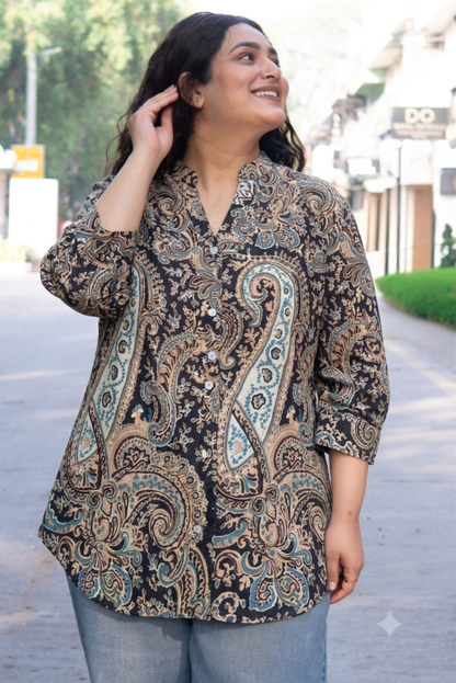 Midnight Paisley RelaxFit Shirt