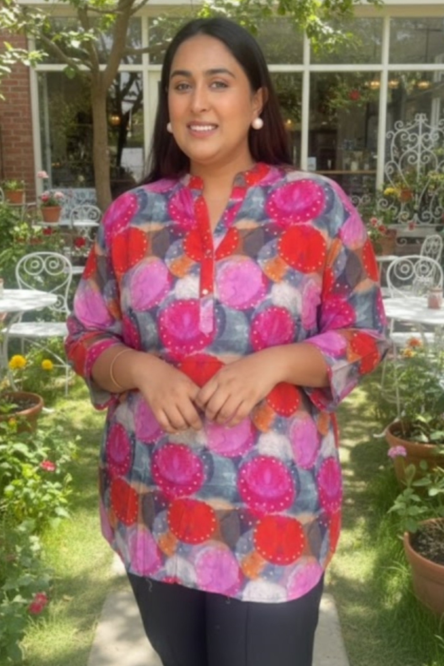 ColorSplash Kurta Top