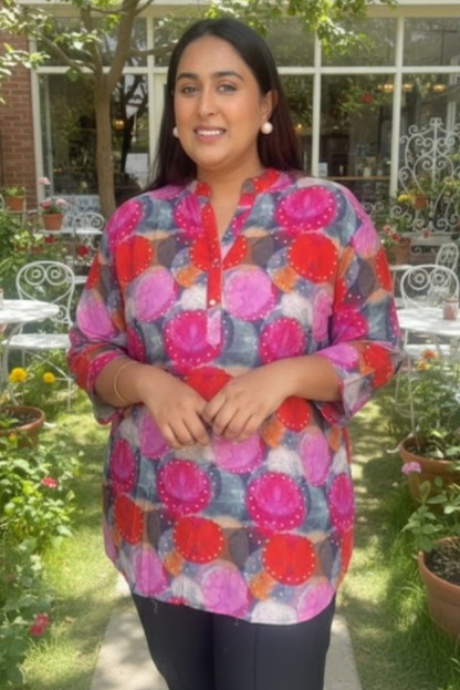 ColorSplash Kurta Top