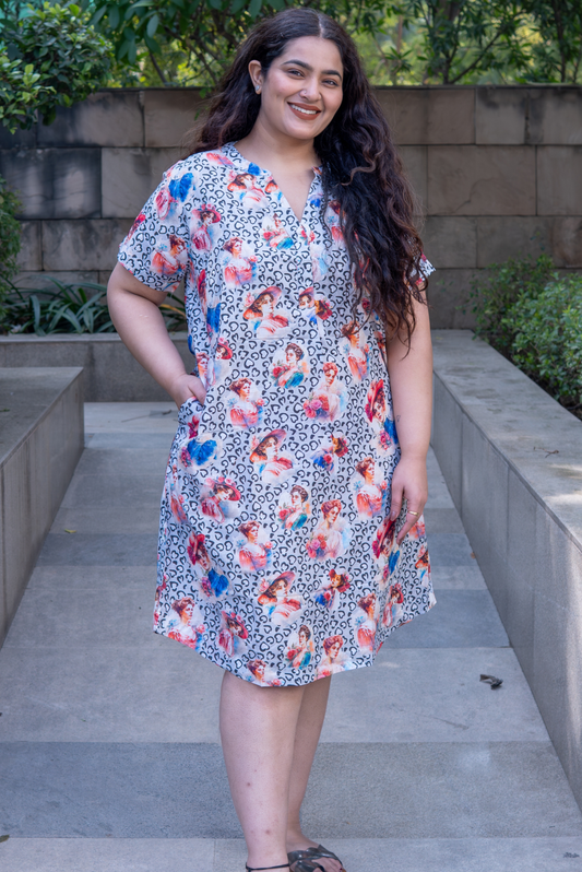 RetroDiva Pocket Dress