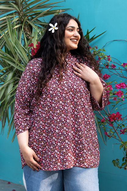 Floral Charm Kurta Top
