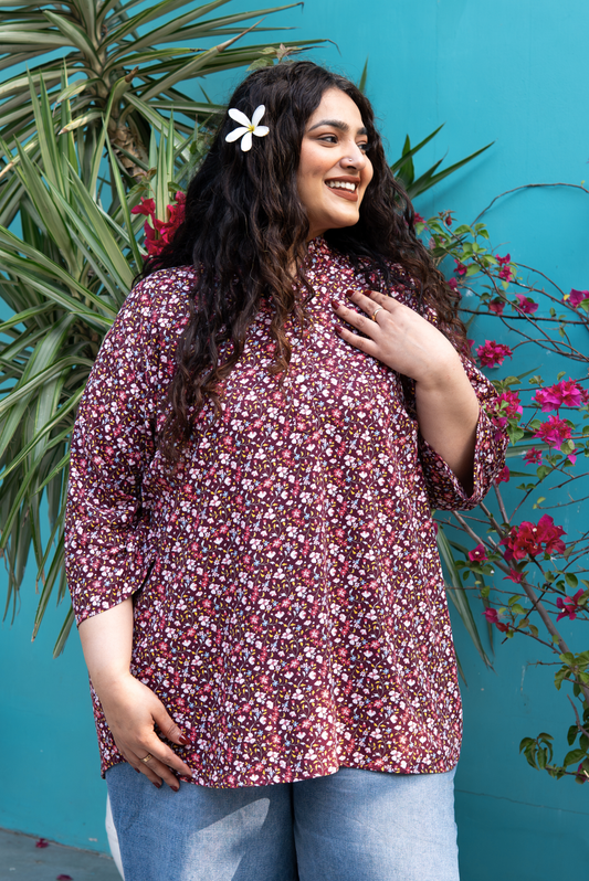 Floral Charm Kurta Top
