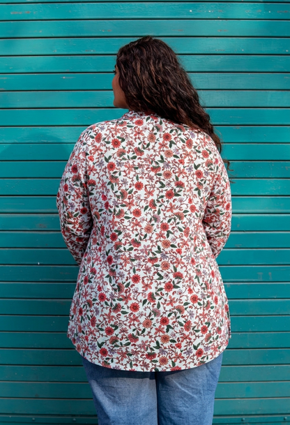 Curve Comfort Floral Kurta
