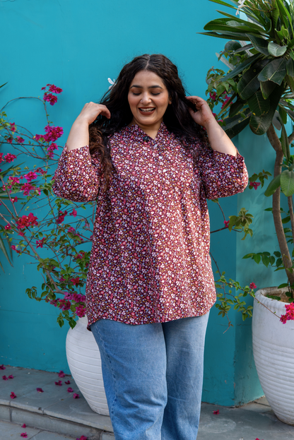 Floral Charm Kurta Top