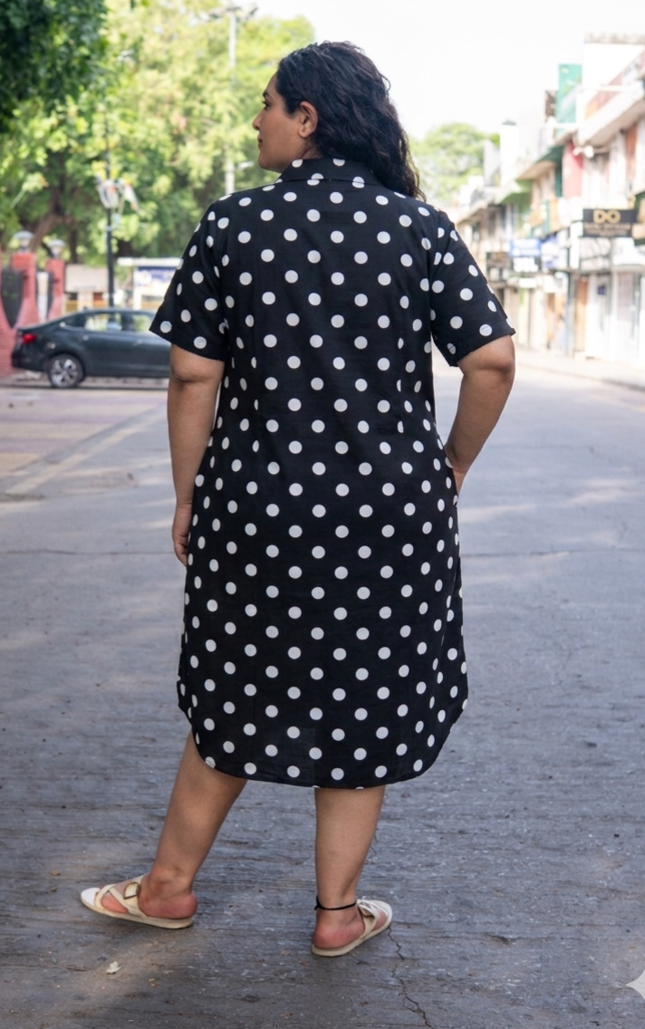 Bella Dot Collar Dress