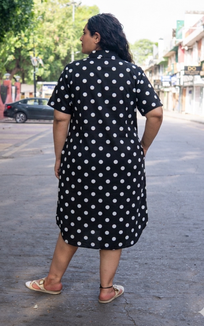 Bella Dot Collar Dress