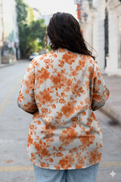 Sunset Blossom RelaxFit Shirt