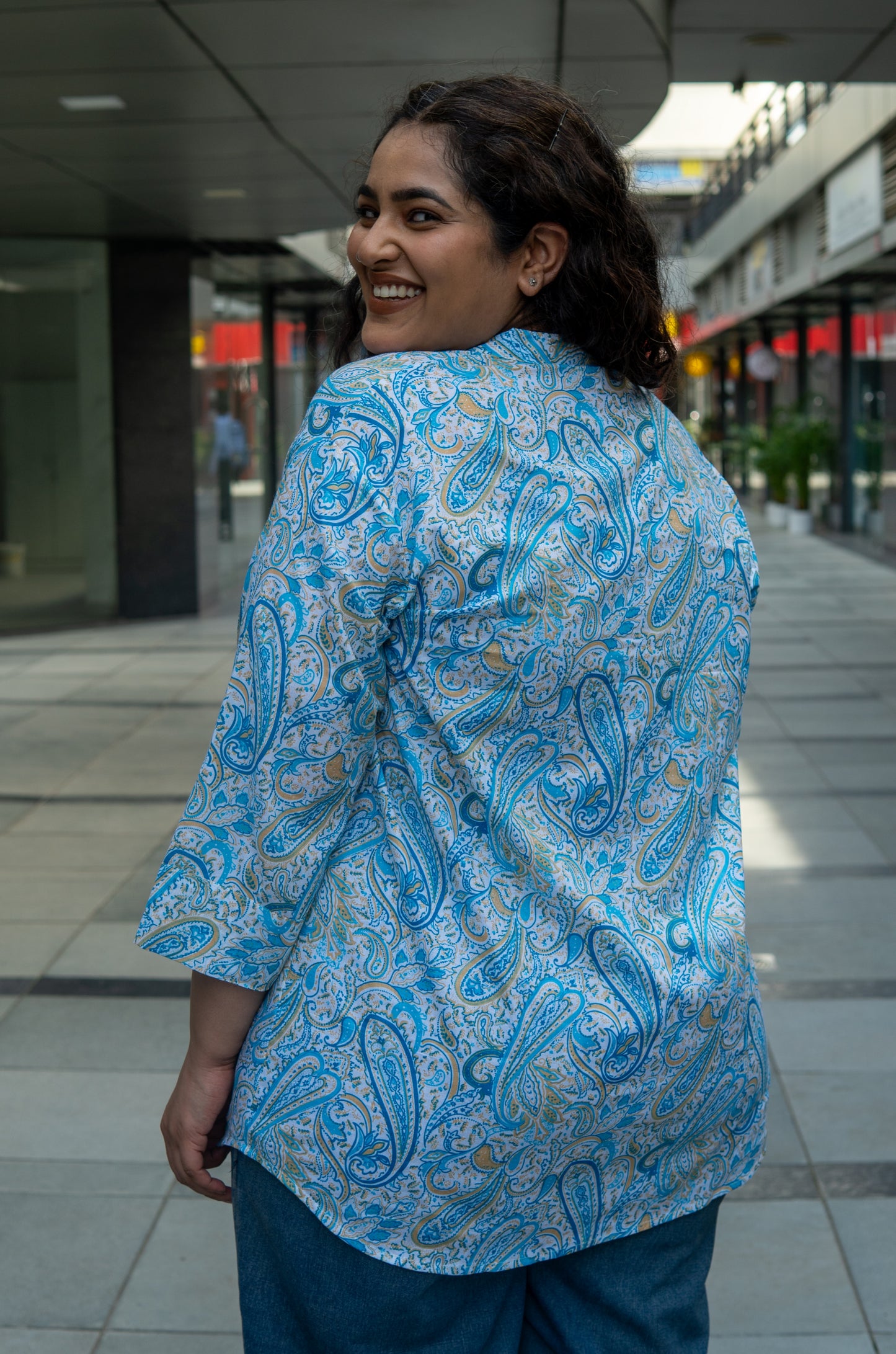 Paisley Charm Kurta Top