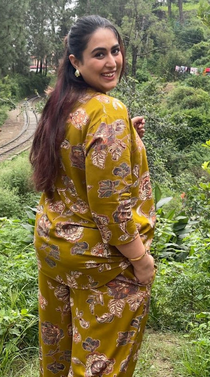 Saffron Flora Co-ord Set