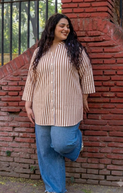 Espresso Stripe RelaxFit Shirt
