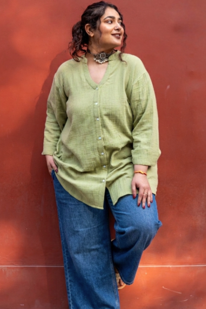 Olive Breeze RelaxFit Shirt