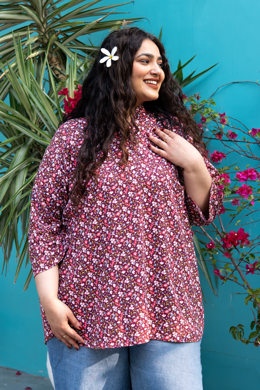 Floral Charm Kurta Top