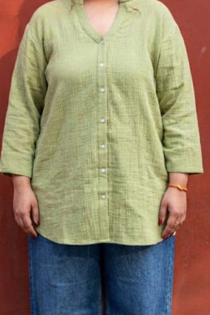 Olive Breeze RelaxFit Shirt