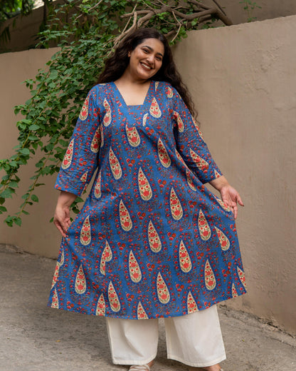 Neel Paisley Kurta Palazzo Set