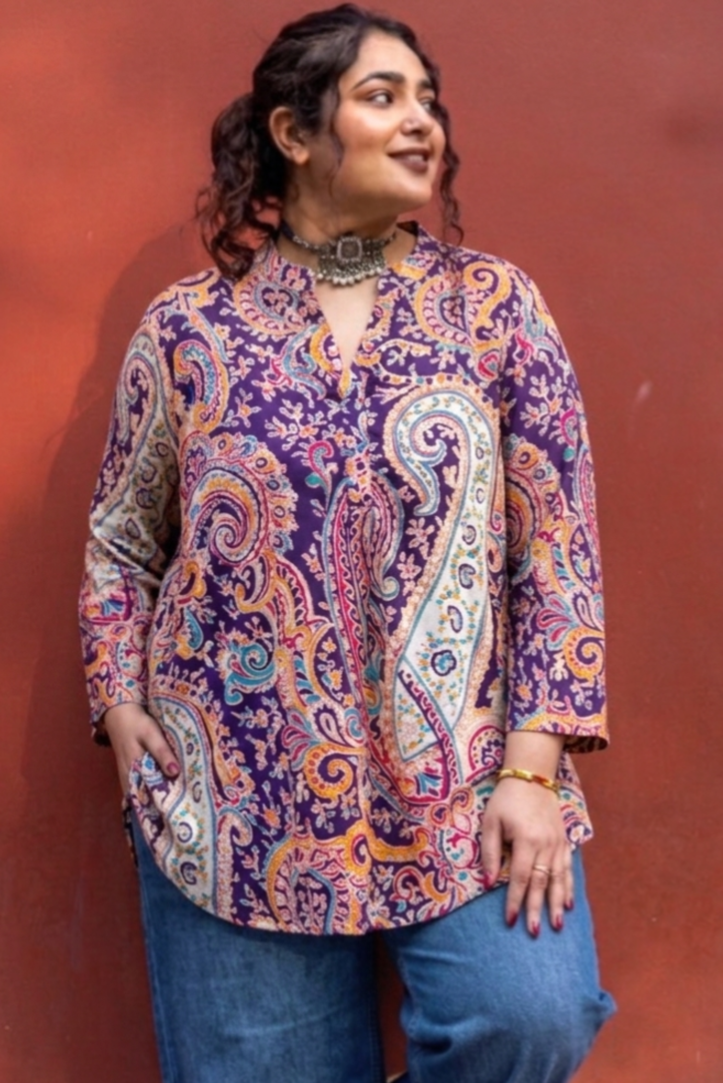 Paisley Charm RelaxFit Shirt