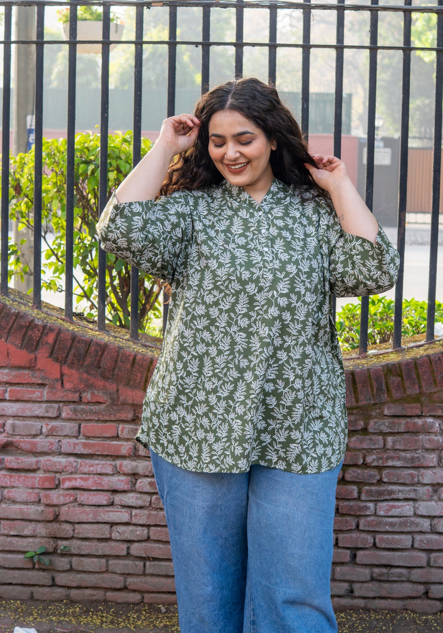 OliveLeaf Grace Kurta Top