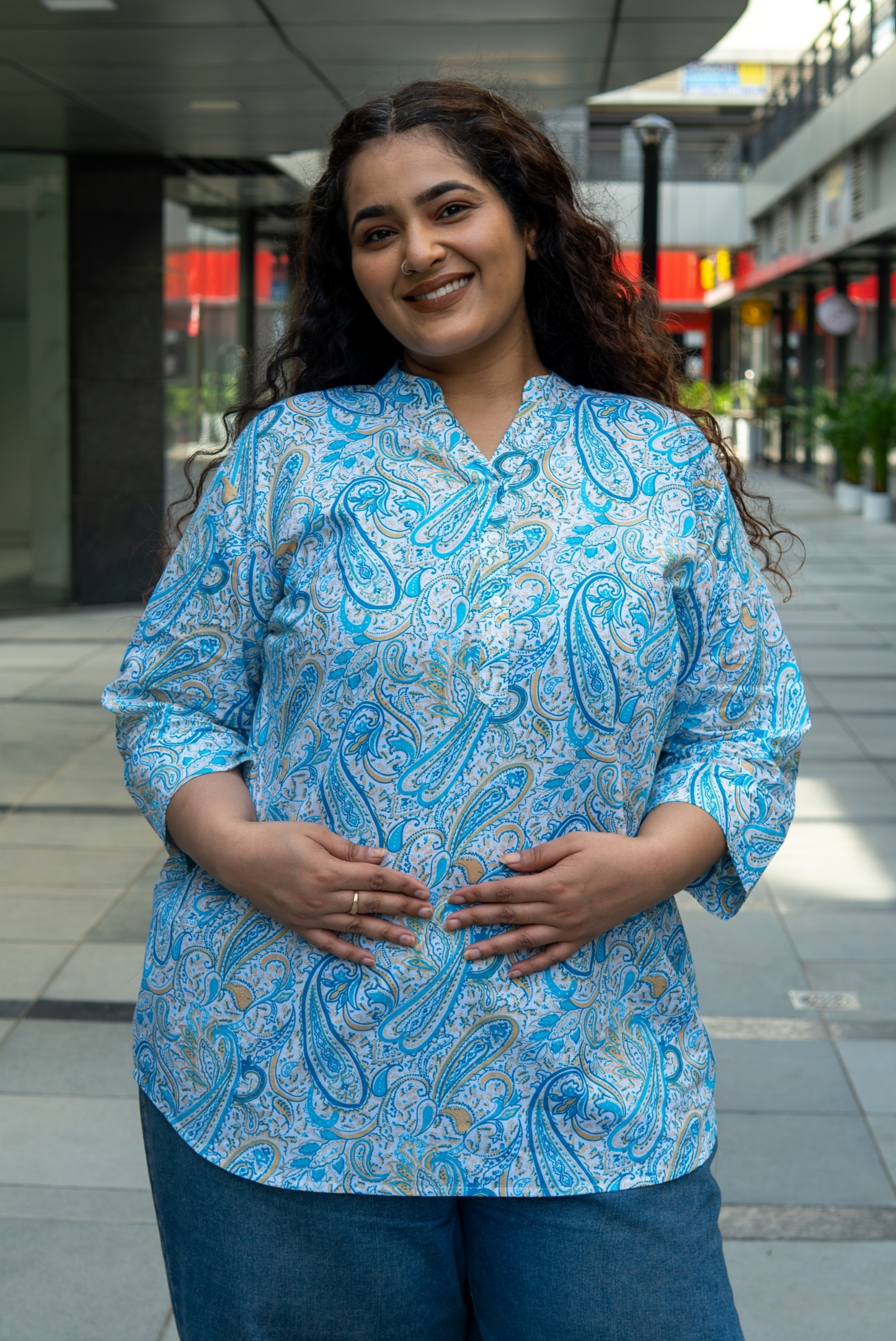 Paisley Charm Kurta Top