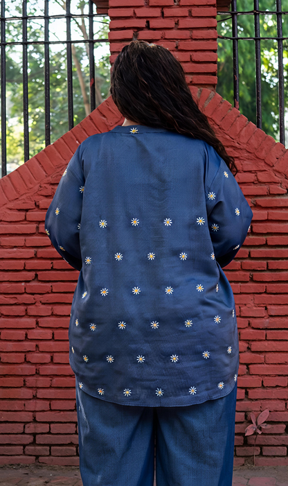 Embroidery Daisy Breeze Shirt