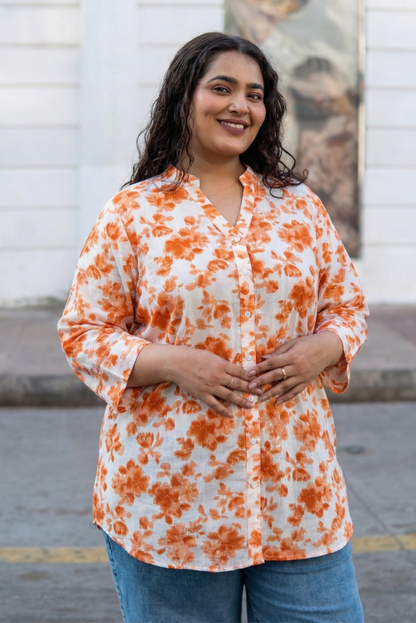 Sunset Blossom RelaxFit Shirt