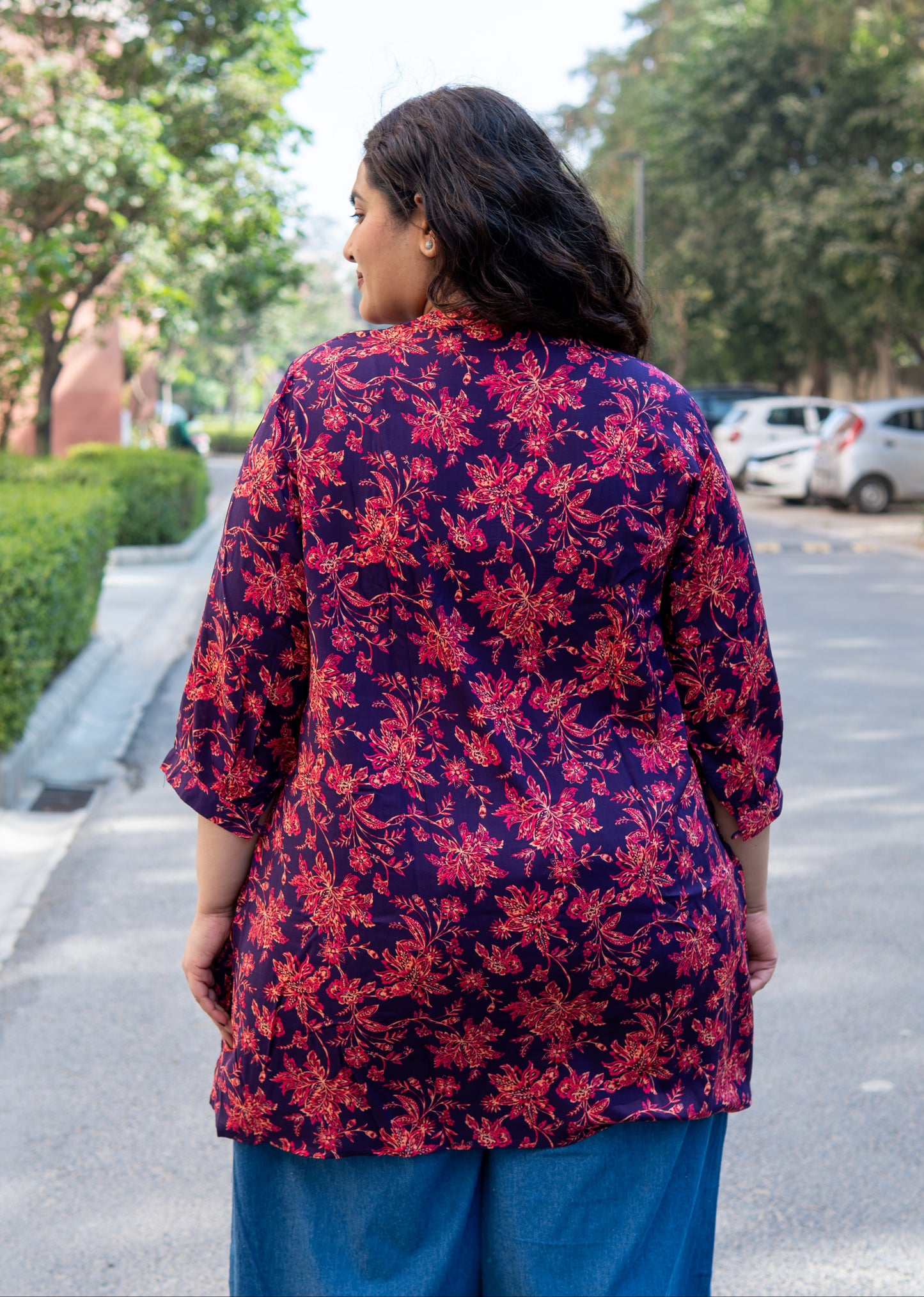 BerryWine A-Line Tunic