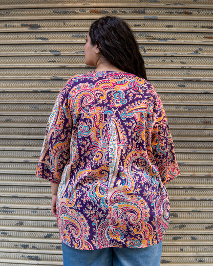Regal Aura Paisley Kurta Top