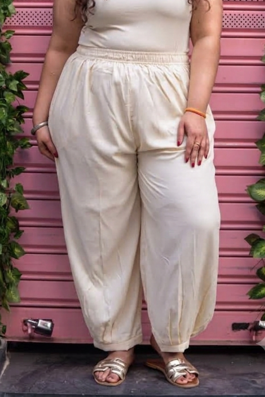 Ivory CurveFit Afghani Salwar