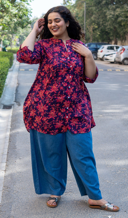 BerryWine A-Line Tunic