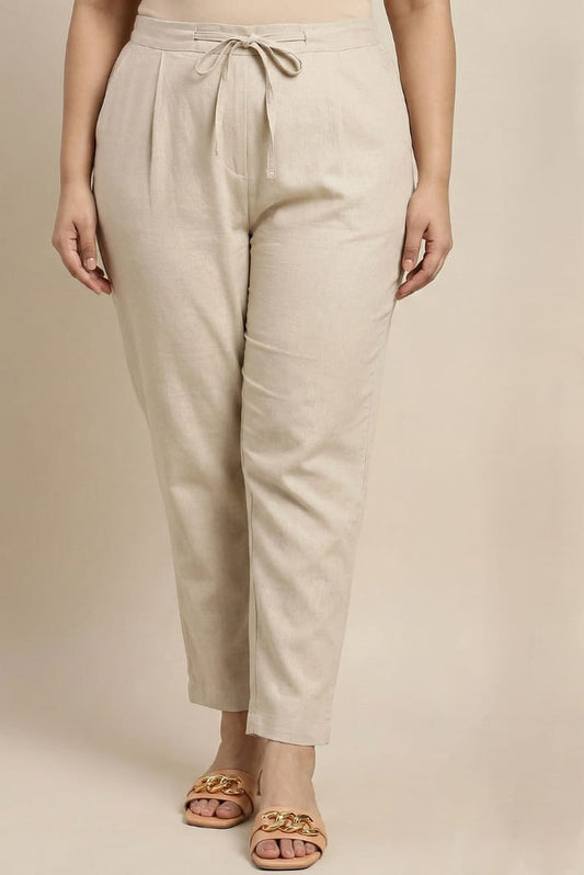 Champagne RelaxFit  Cotton Pants